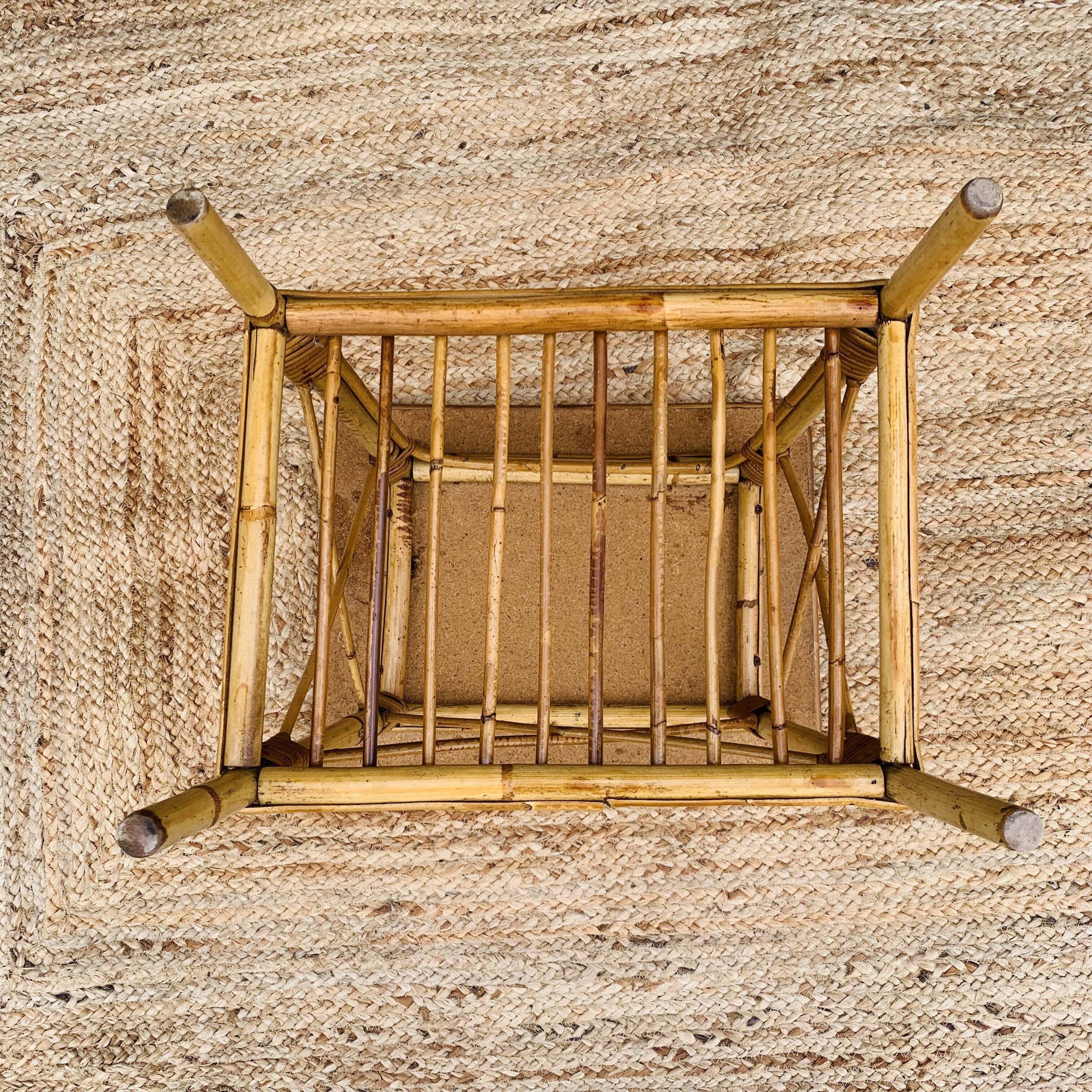 Rattan coffee table