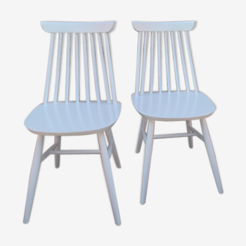 Scandinavian white chairs