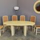 Table and 6 chairs by Mario Sabot from the 70s