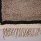 Taupe Handmade Moroccan Rug 177 x 219 cm - Berber Wool Rug - Bohemian Style