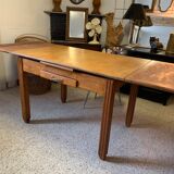 Living table wooden extension vintage