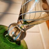 Vase in gradients of green Murano