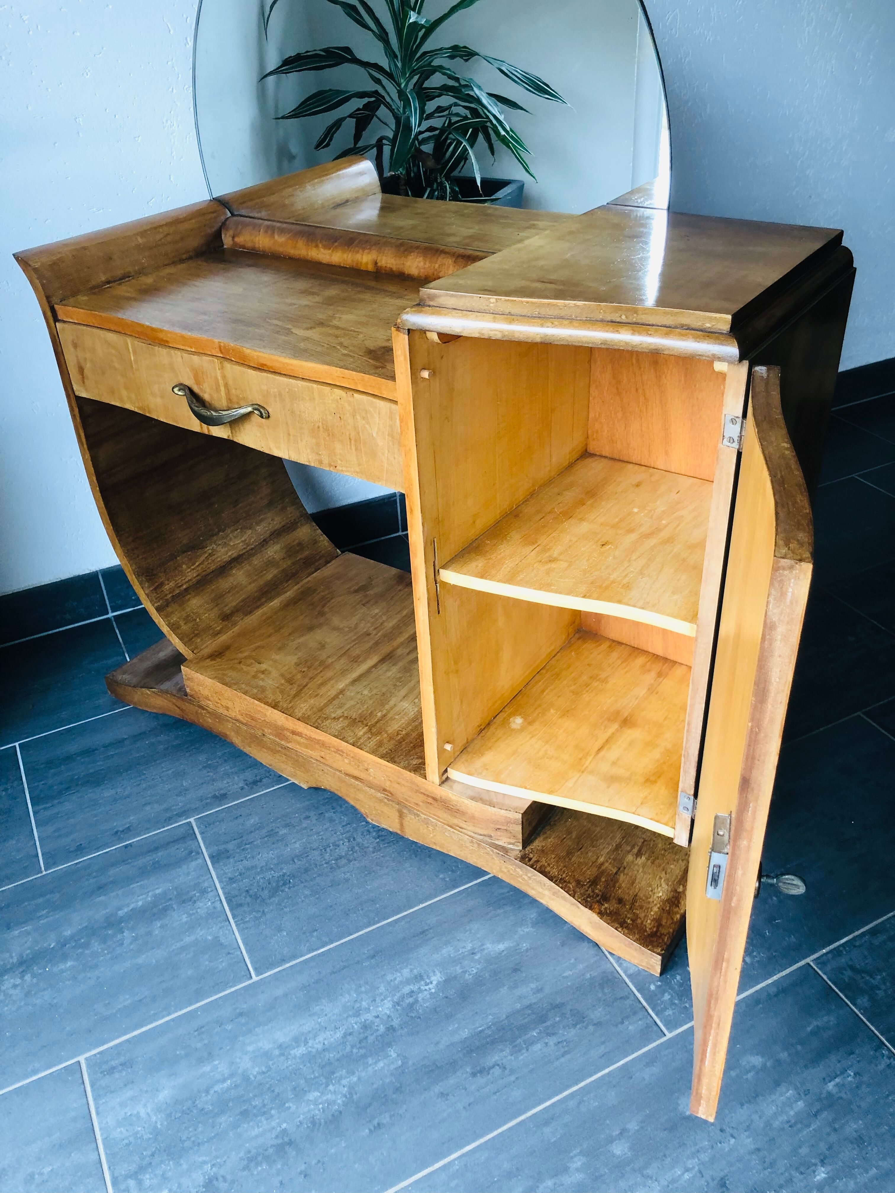 Coiffeuse Art Déco moderniste