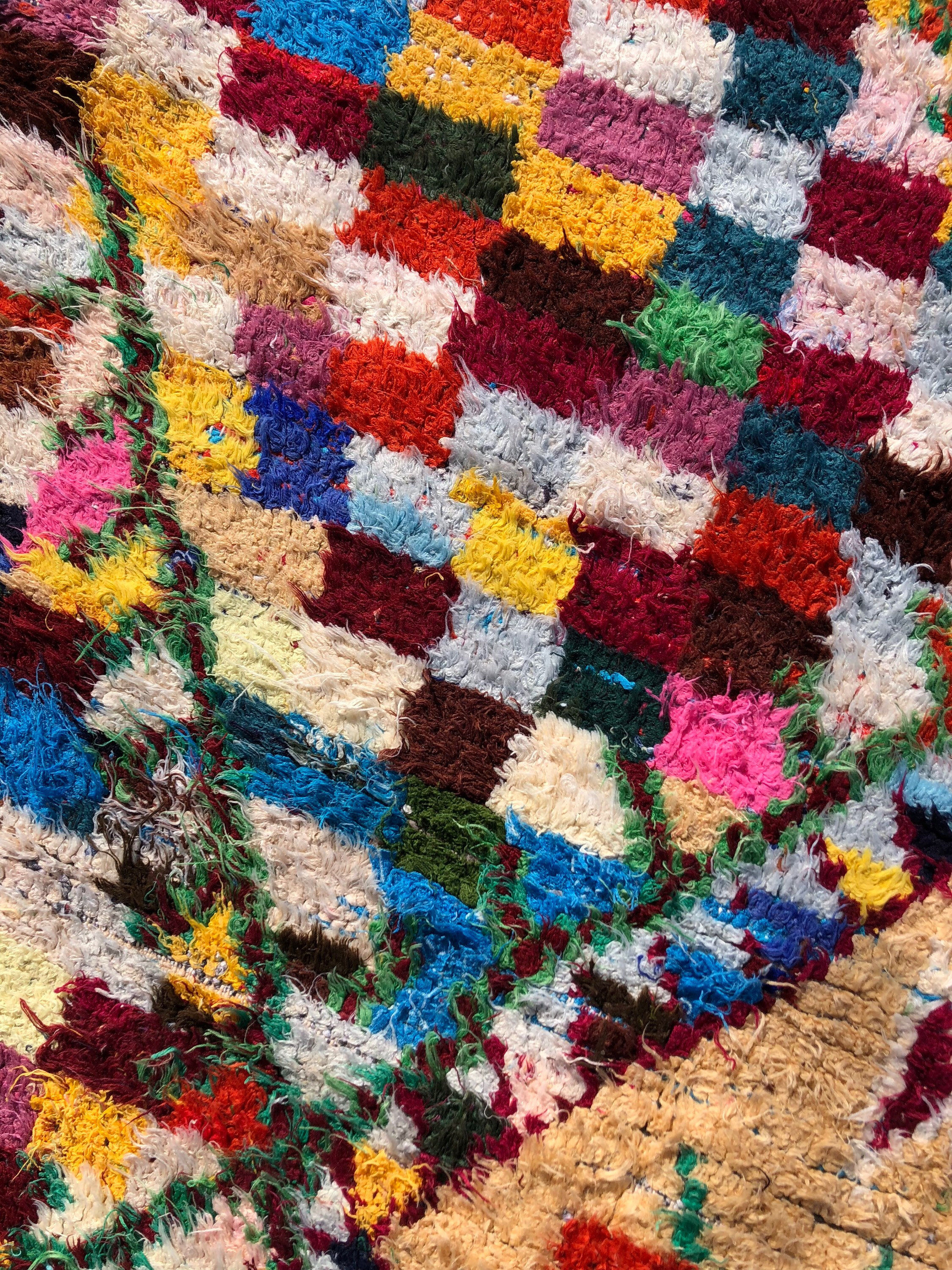 Carpet boucherouite Berber 200x150cm