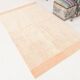 4x7 Salmon Beige Handmade Turkish Vintage Rug