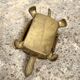 Vintage brass turtle ashtray