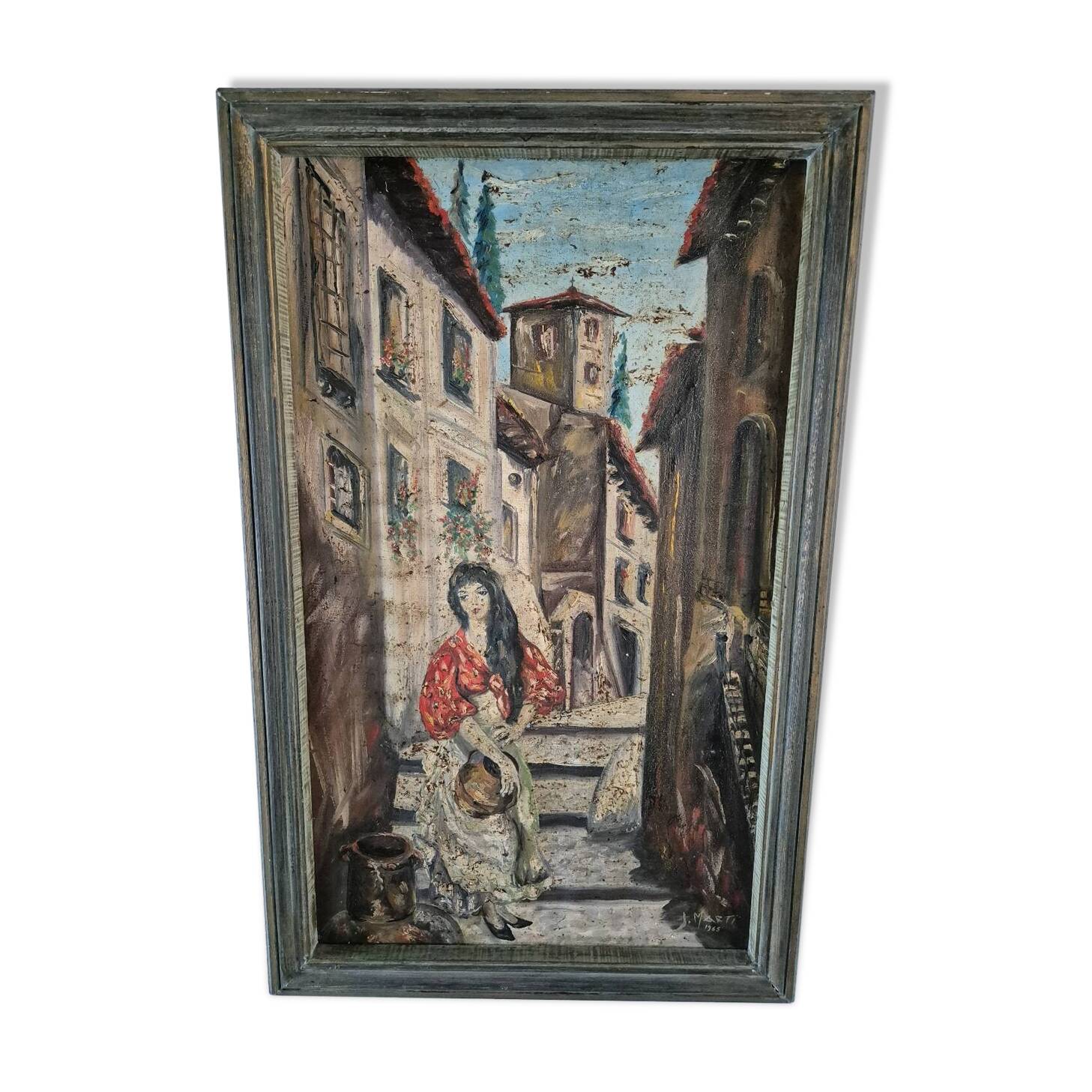 Oil on canvas J.MARTI (1965)