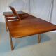 Extendable table set and six Scandinavian Teak Mc Intosh chairs