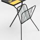 Vintage scoubidou magazine holder