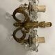 Crystal Bronze Sconces Set of 2 1950’s