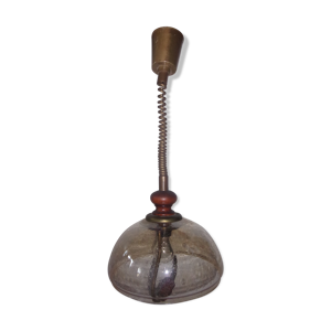 ancien lustre en verre