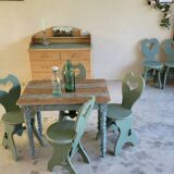 6 heart chairs