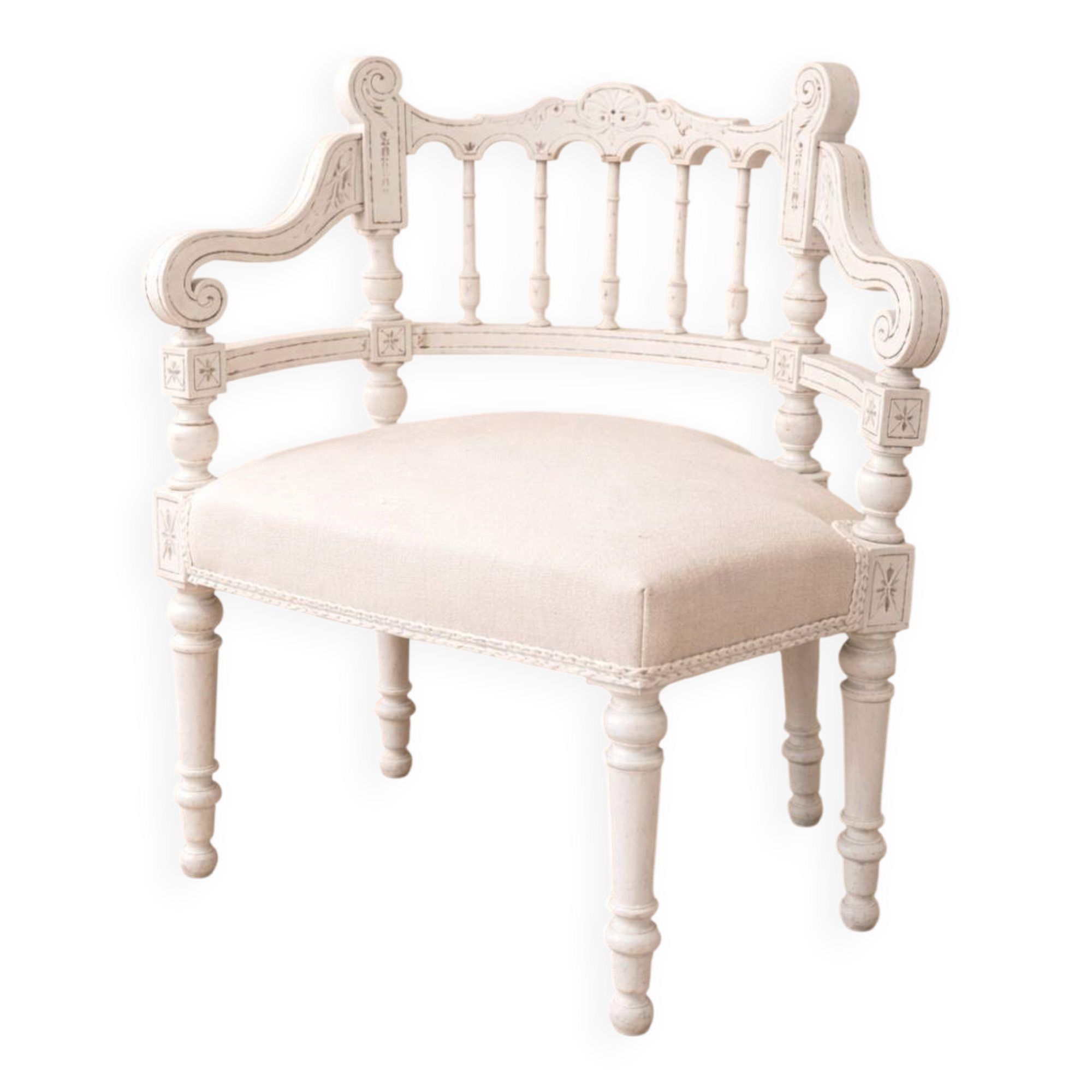 Fauteuil ancien restauré – pièce unique