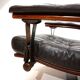 Westnofa Panter Leather Lounge Chair with Ottoman by Arnt Lande, 1970s