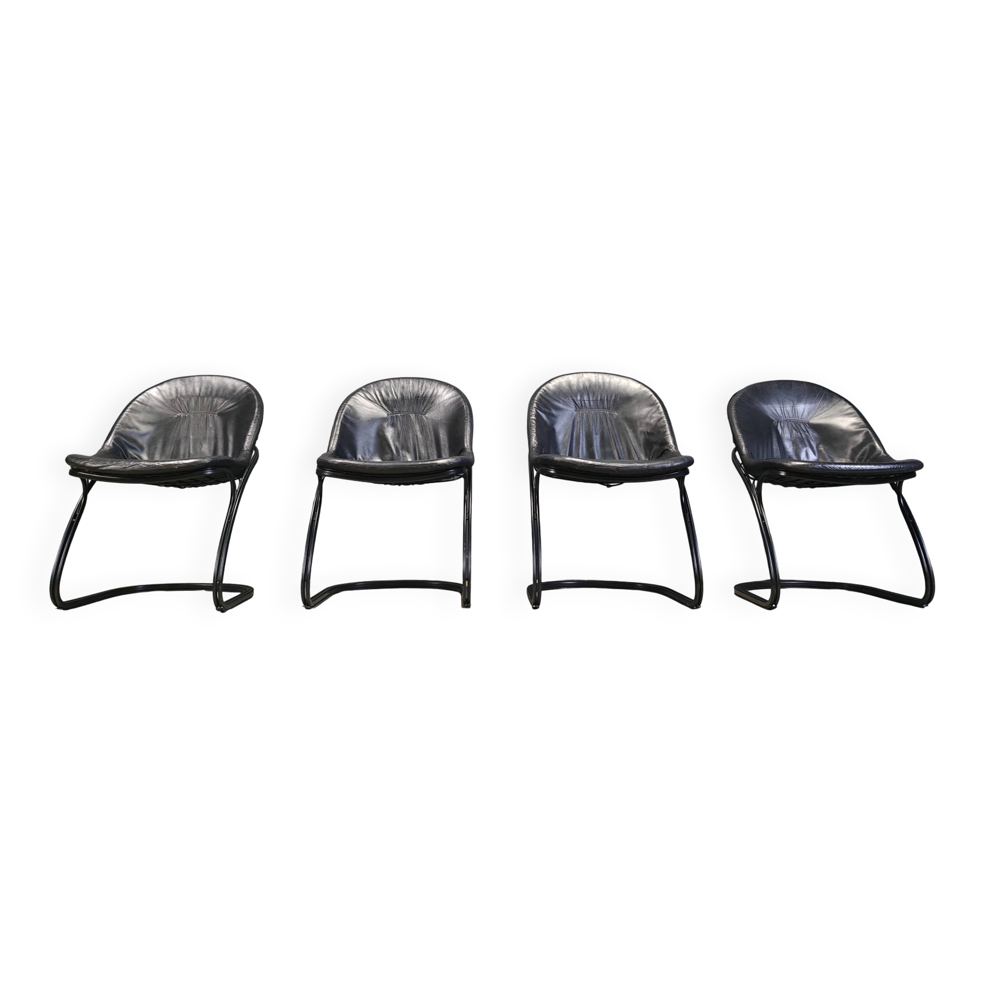 Gastone Rinaldi 'Pascale' dining chairs, 1970s - set of 4