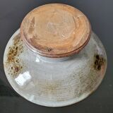 Cup pique flowers in sandstone signed