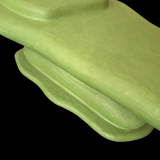 Table basse verte Canyon en mortex organique par Objet Bizaar