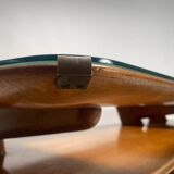 Desk in Wood and Glass attributed to Melchiorre Bega, Italy, 1950s