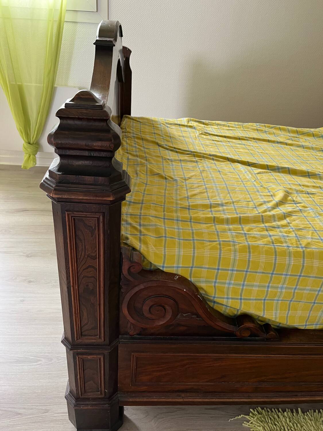 Old bed in Louis Philippe style