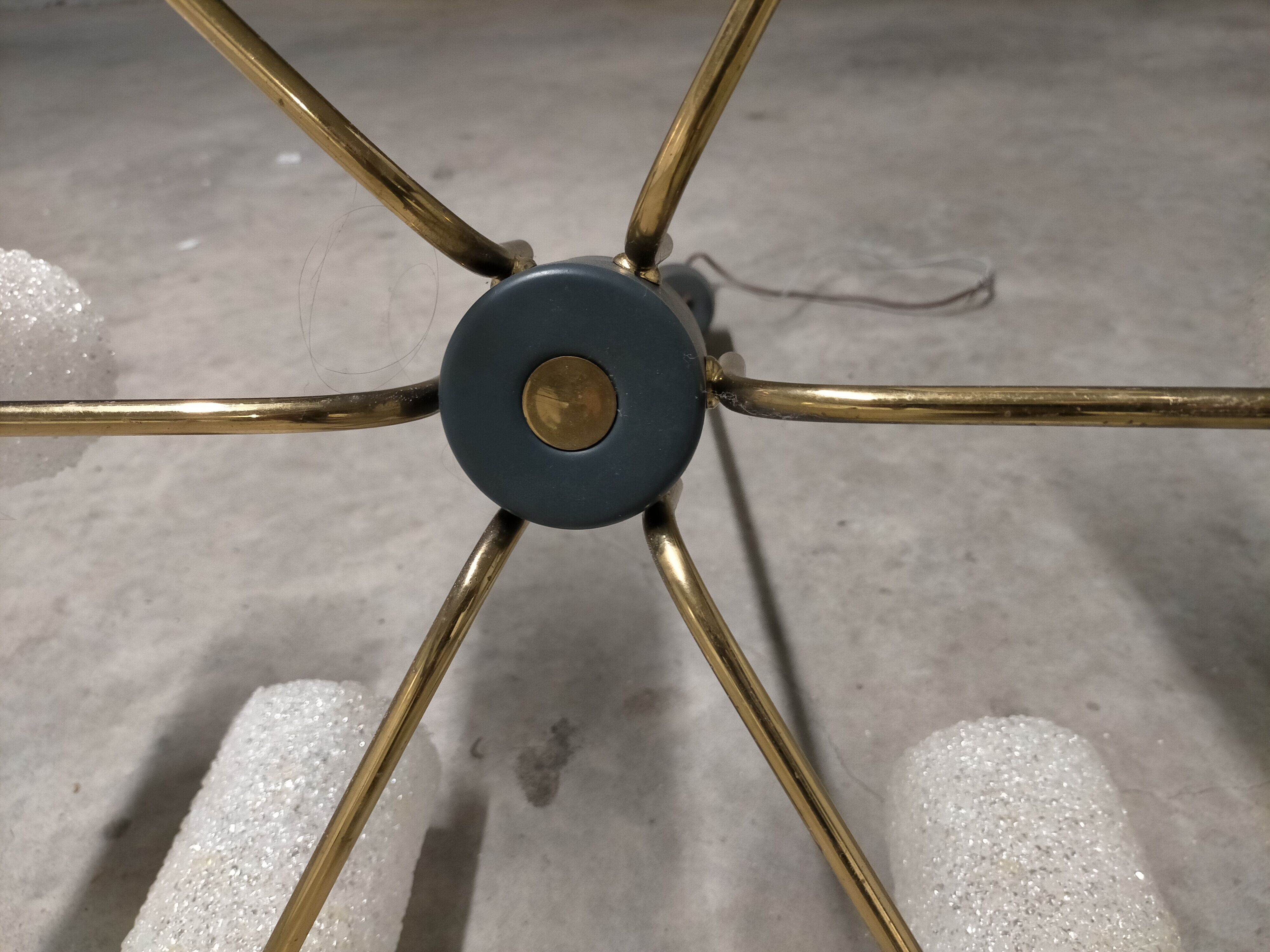 Perspex chandelier with 6 arms of light 1960s