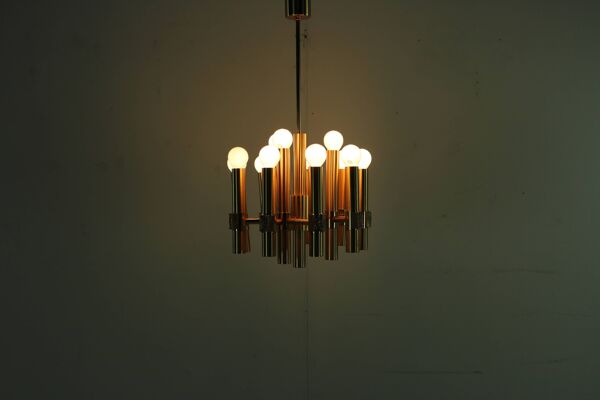 Plafonnier design italien des années 70 Angelo Brotto pour Esperia