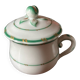 6 anciens pots a creme porcelaine de paris 19eme (1850) lot de 6