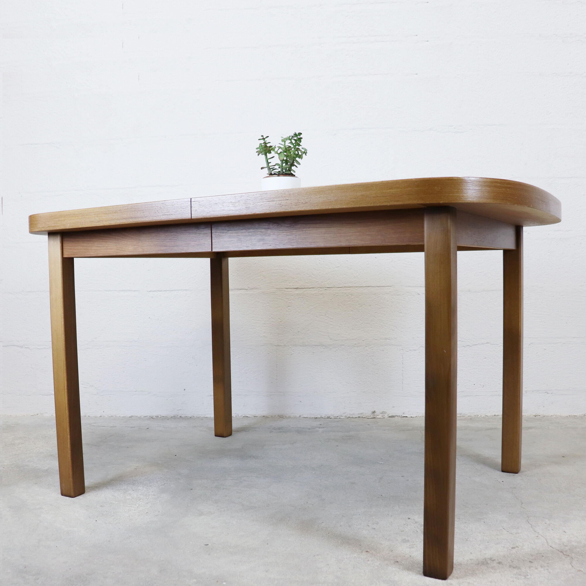 Teak expandable dining table, Sweden, 1960