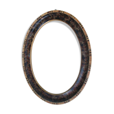 Beautiful old wooden oval frame - Art Deco 1920