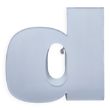 Letter lamp "D" plexiglass 80s
