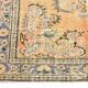 5x8 Mustard & Yellow Bordered Vintage Rug, 160x255Cm