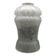 French Vintage Victorian Style White Opaque Patterned Glass Shade 0142