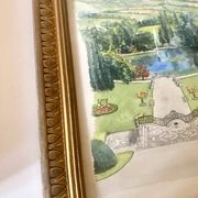 Illustration « jardin à la française « sous verre