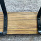 Coat rack in Formica from the 1970s.