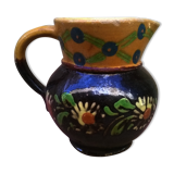 Alsatian-decorated terracotta pitcher