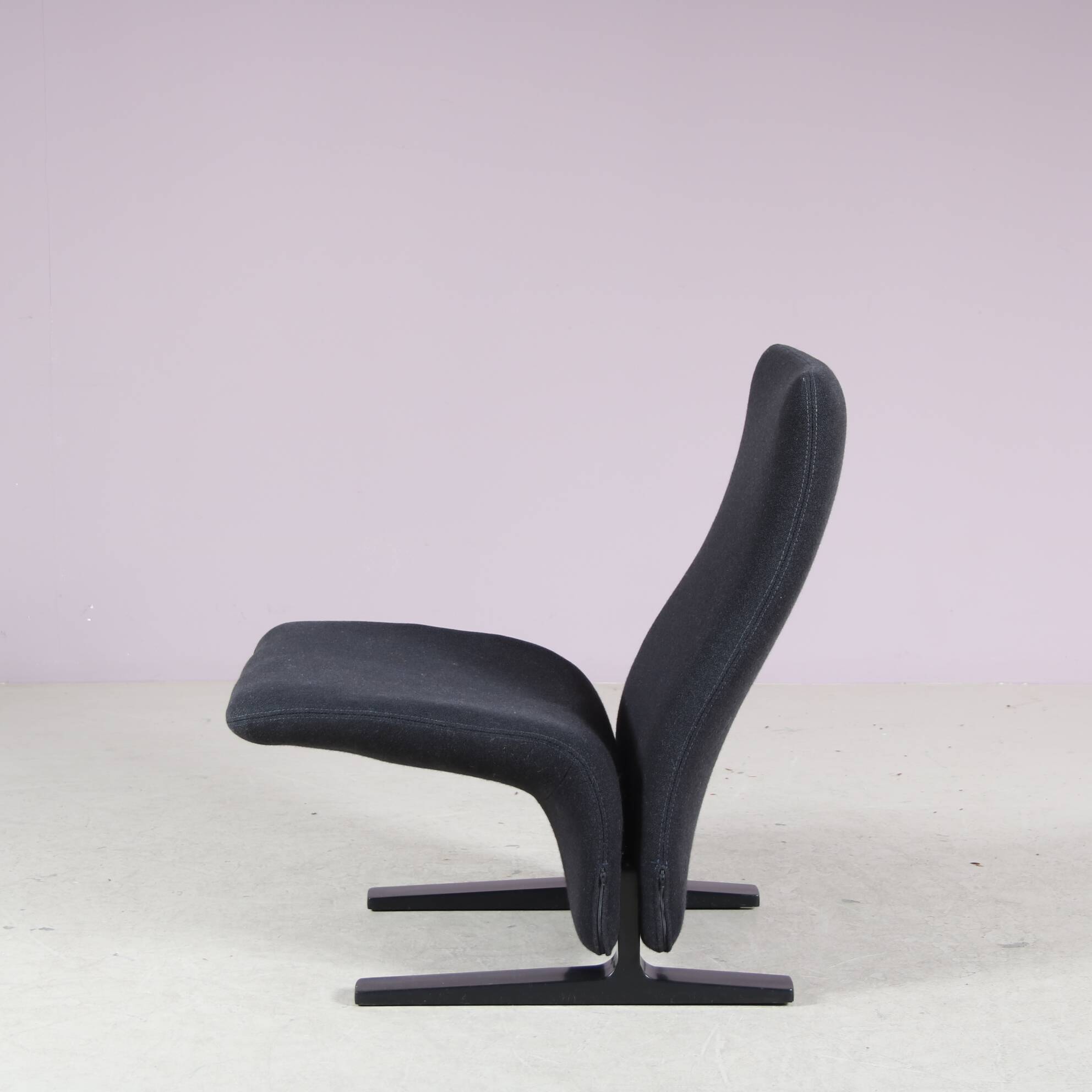 1970s “Concorde” Lowback chair by Pierre Paulin for Artifort, Netherlands