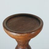 Vintage turned wooden column flower stand