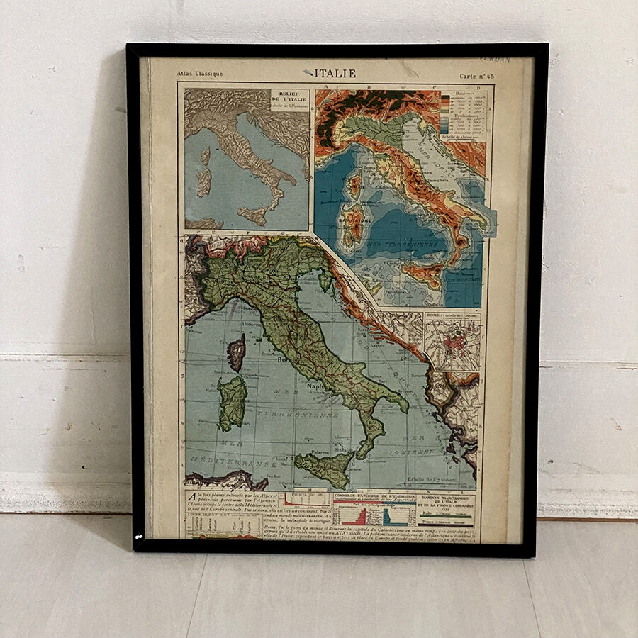 Map Italy 1930