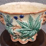 19th-century earthenware cachepot