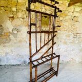 Vintage bamboo entrance hall with mirror circa 1920's