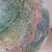 Globe terrestre, années 60/70 .