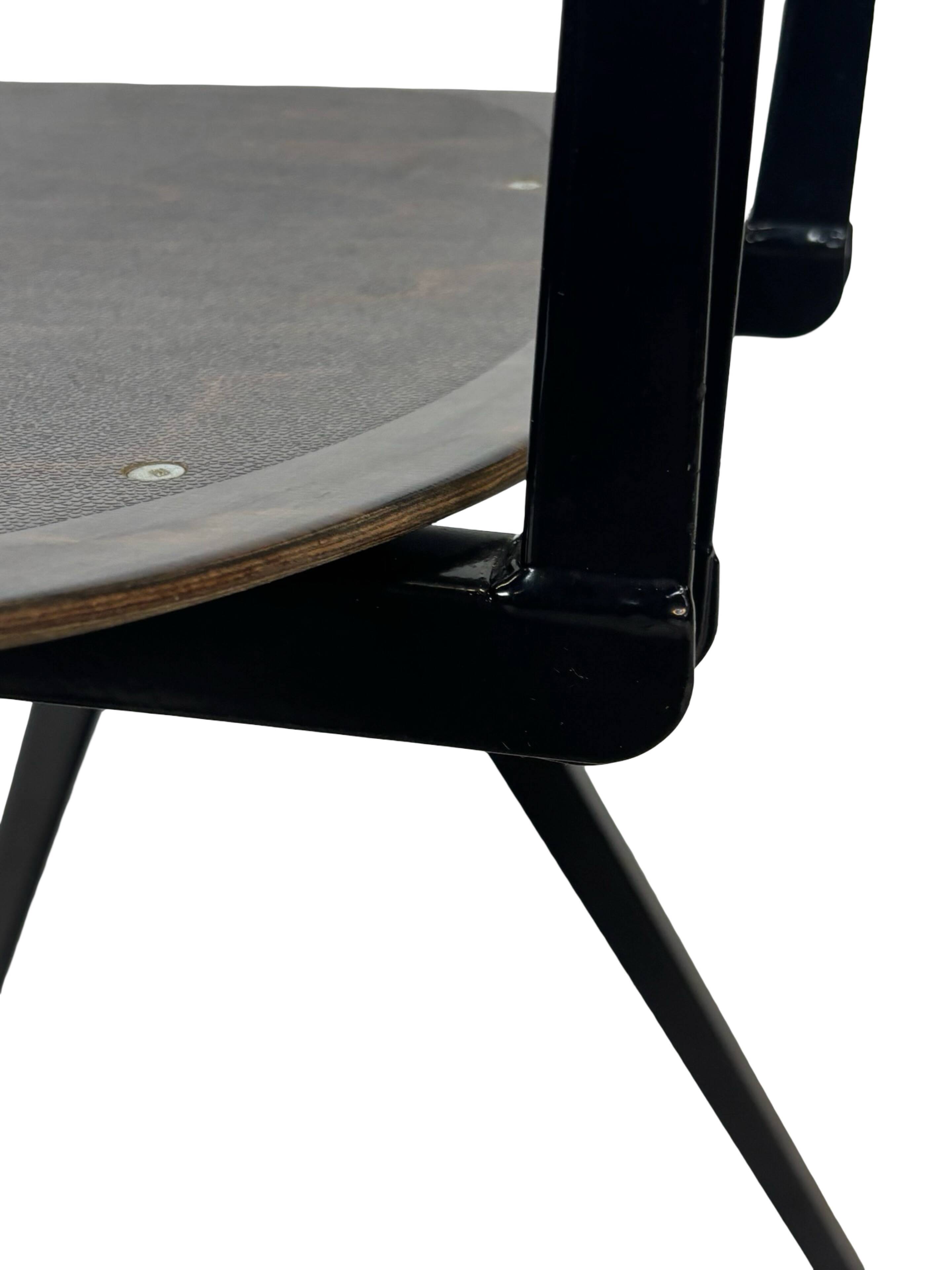 Galvanitas S16 School Chair Dining Chair Design Black Frame