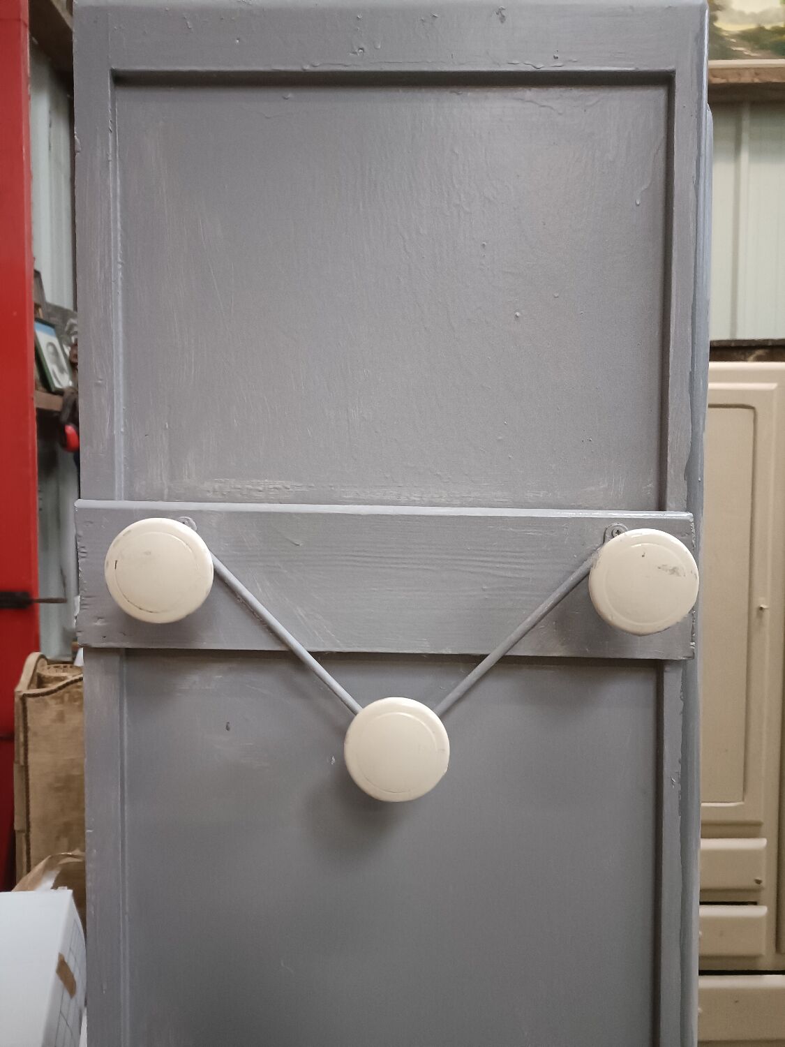 Armoire parisienne grise années 50