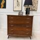 Commode vintage pieds compas
