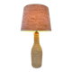 Woven rope lamp with textured shade, 1960s-70s.