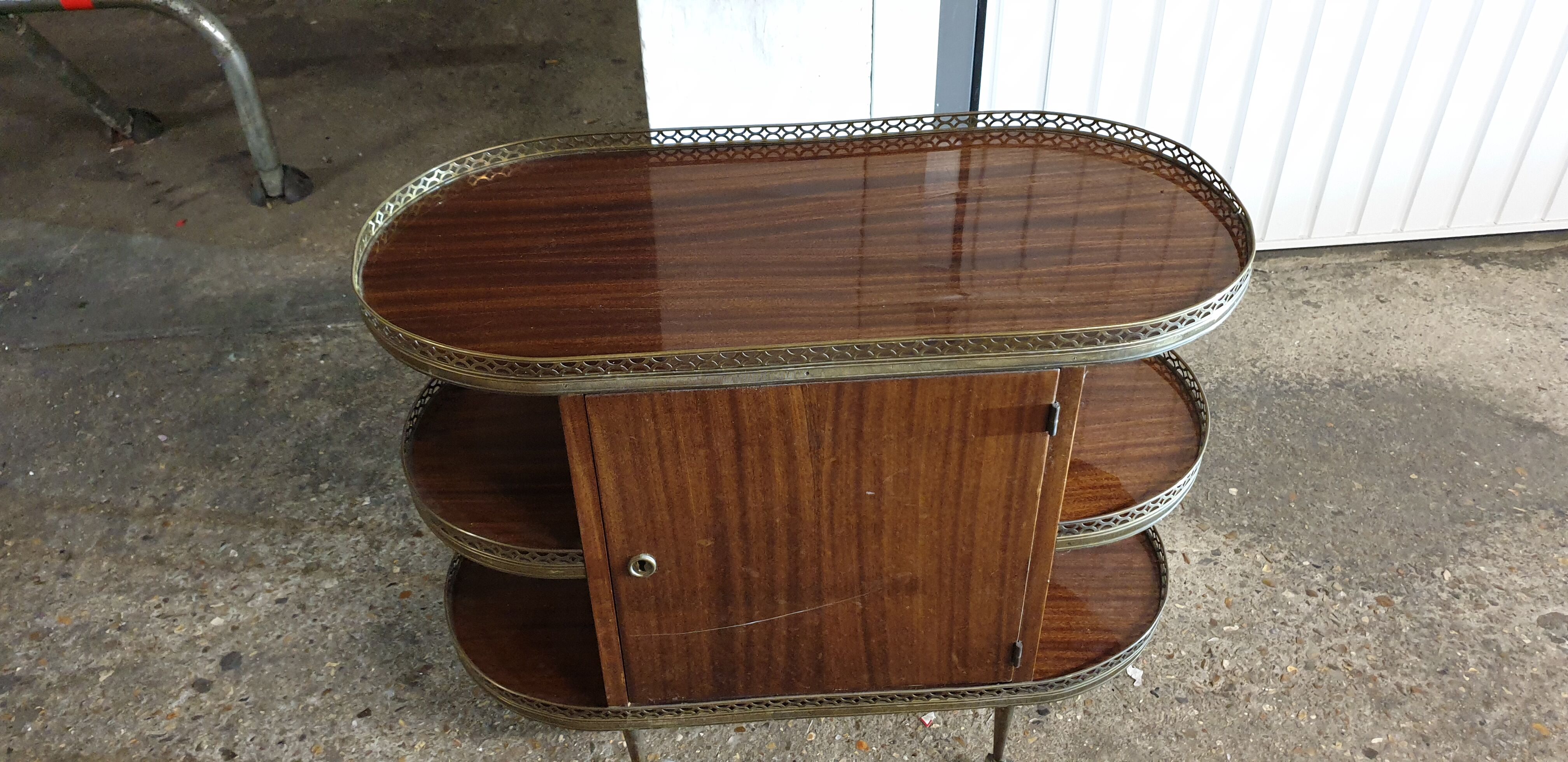 Vintage cylinder bar furniture