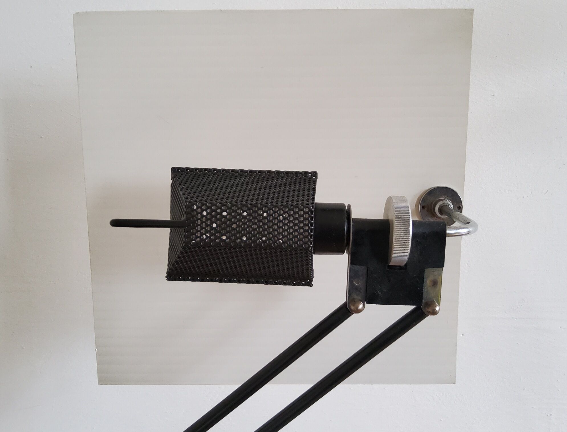 Pair of vintage w&o model lamps by Ketoff for aluminor, 1980s