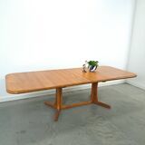 XL Deense uitschuifbare teak eettafel