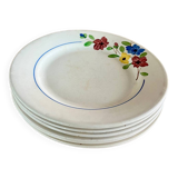 Assiettes à dessert Digoin Sarreguemines Beau Soleil