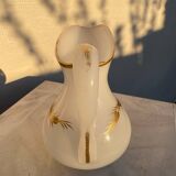 Ancien broc en opaline napoleon III