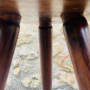Vintage "Berger" stool, tall, in ash, Charlotte Perriand, 1950s